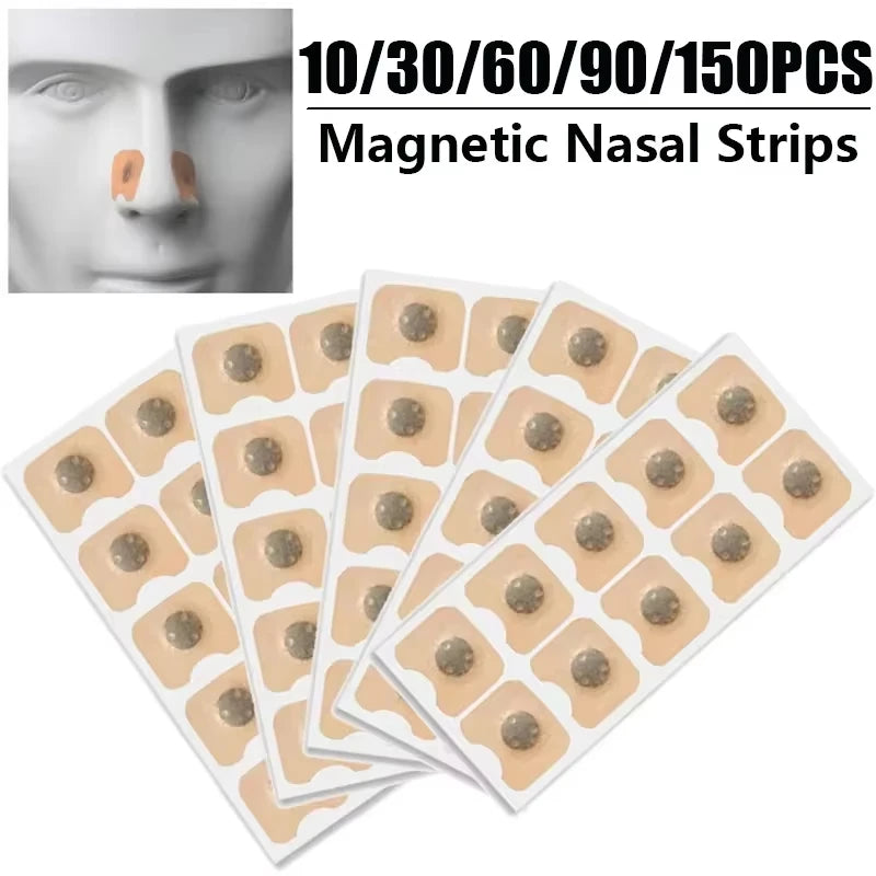 Nasal Dilator Band, Reusable Magnetic Nose Vents for Snoring Relief & Workout Airflow, Comfort Sleep Aid, No Adhesive