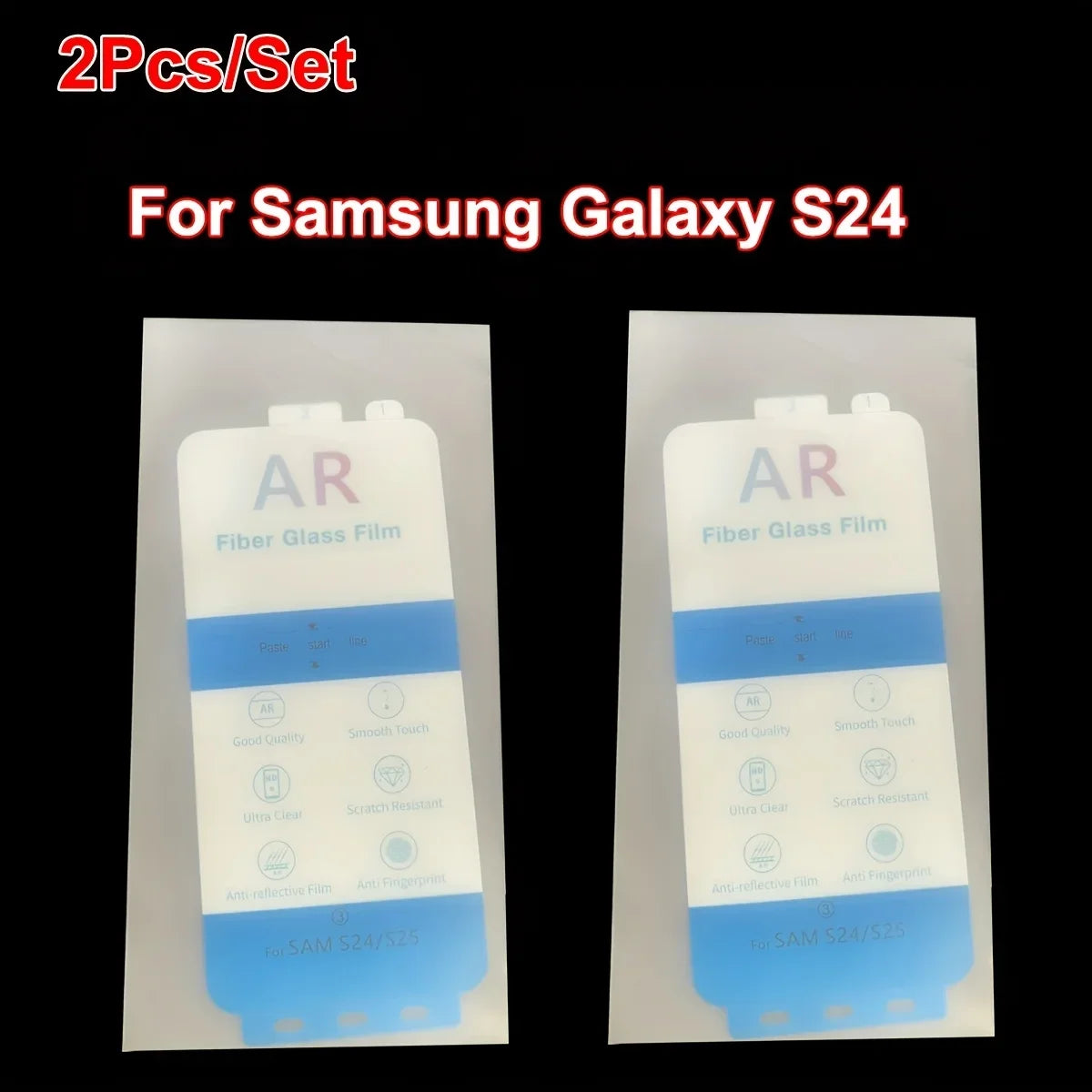 1/2Pcs/Set HD Film for Samsung Galaxy S25 Ultra S24 Plus Screen Protector AR Fiber Film Galax S 24 25 + S25Ultra Protective Film