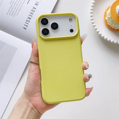 Matte Candy Color Phone Case for iPhone 17 Air 16 16E 15 Pro Max Liquid Silicone Shockproof Protection Skin Feeling Solid Cover