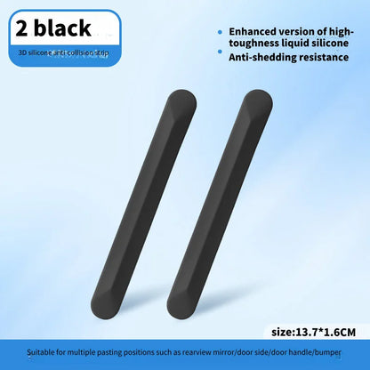 Magnetic/Adhesive Car Door Edge Bumper Protection Strip, Universal Door Buffer Strip, Adhesive Anti-Collision Strip