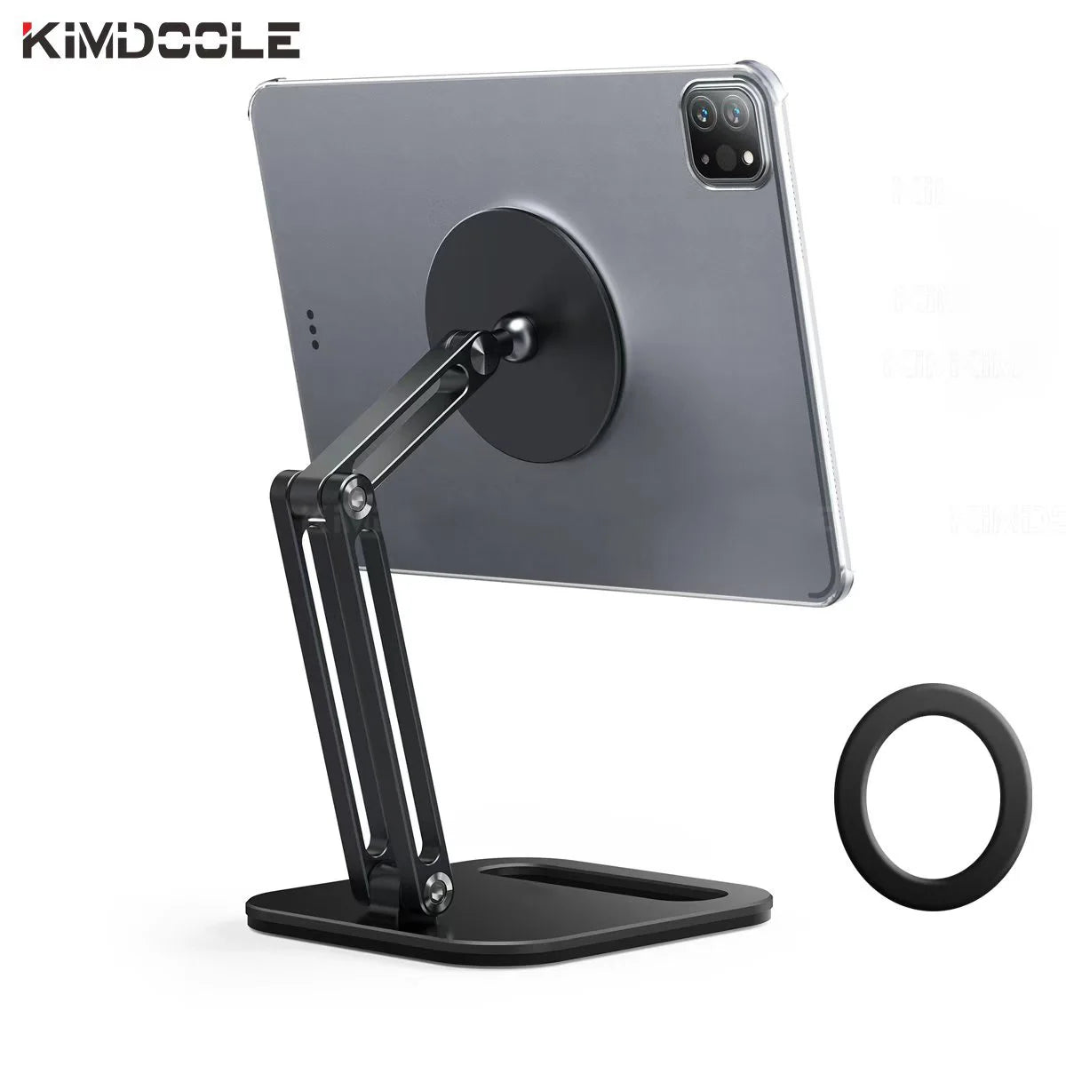 Kimdoole Metal Magnetic Tablet Holder for Table Desk Stand Suport for Ipad Pro Samsung Huawei Apple Tablet Accessories