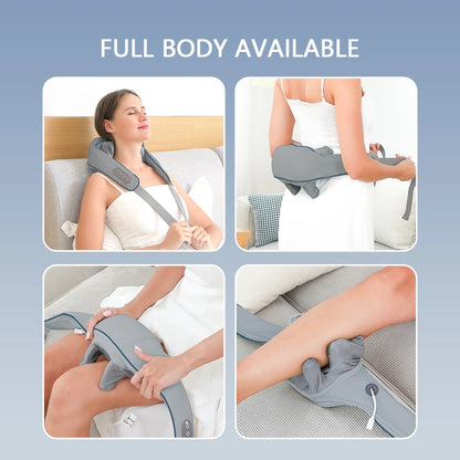 26W Wireless Neck & Shoulder Kneading Massager Shawl