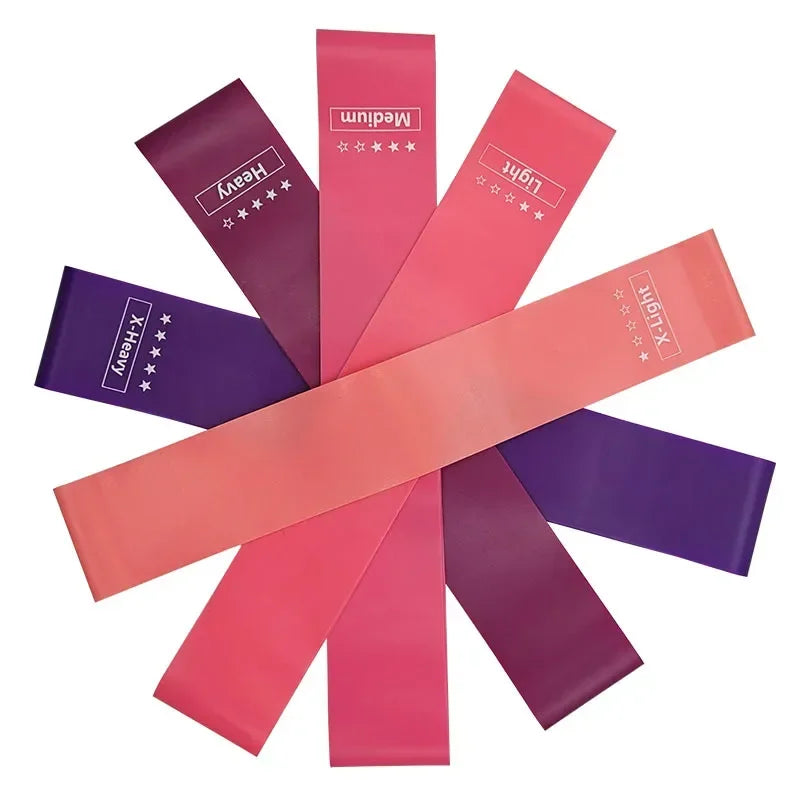 Silicone Resistance Band Set for Yoga, Pilates, and Crossfit