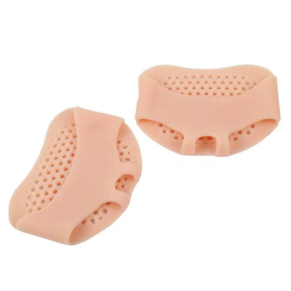 2Pcs Silicone Gel Toe Separator Hallux Valgus Bunion Adjuster Foot Protector Cushion Daily Feet Care Supply