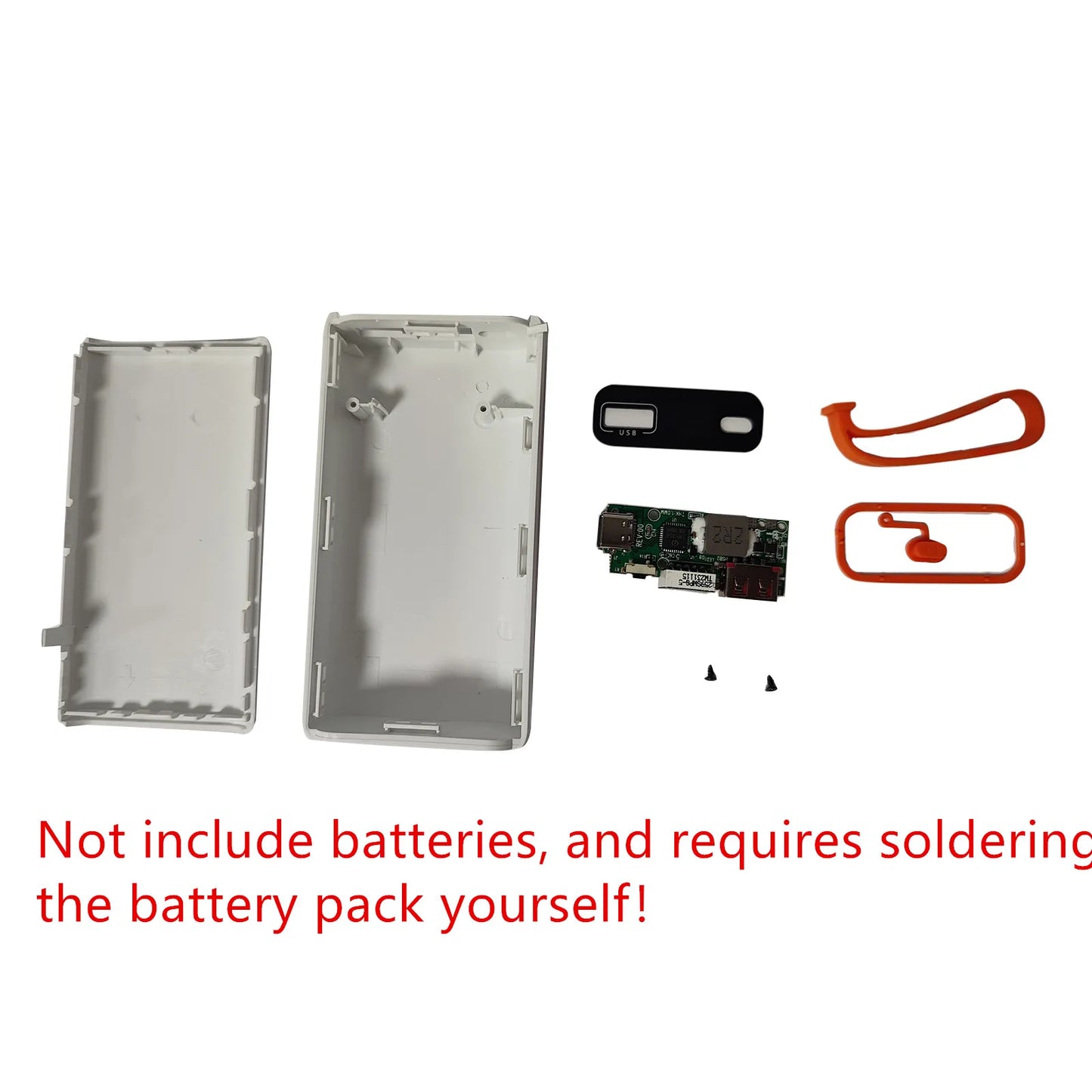 5V 2 Slot 21700 PD Type C Fast Charging Case For SmartPhone Battery Storage Box Welded Case DIY Power Bank Charger Shell