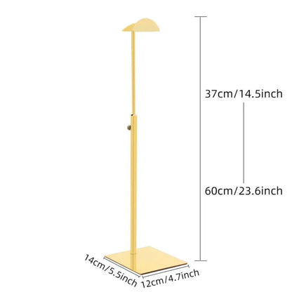 Stand Storage Adjustable Polished Gold / Silver Hanging Bag Handbag Shelf Display Stand Purses Handbag Holder Rack Organizer
