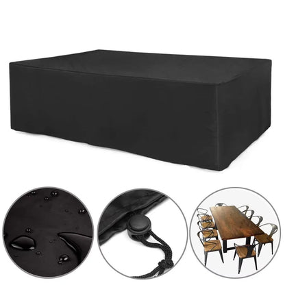 Real Outdoor Cover for Garden Furniture Rain And Snow Resistant Patio Chair Sofa Table Dust Cover Protective Outdoor Cushion