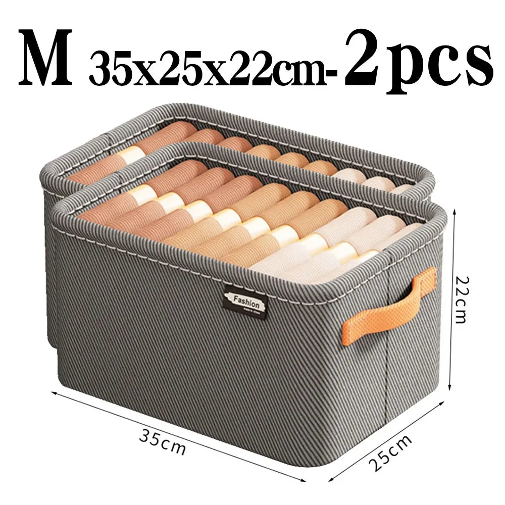Non-Woven Clothes Storage Organizer – Foldable Wardrobe Drawer Bag