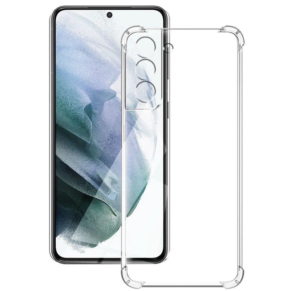 Shockproof Silicone Soft Case For Samsung Galaxy S24 S23 FE S22 Ultra S21 S20 FE Note 20 Ultra S10 S9 S8 10 Plus 9 8 Back Cover