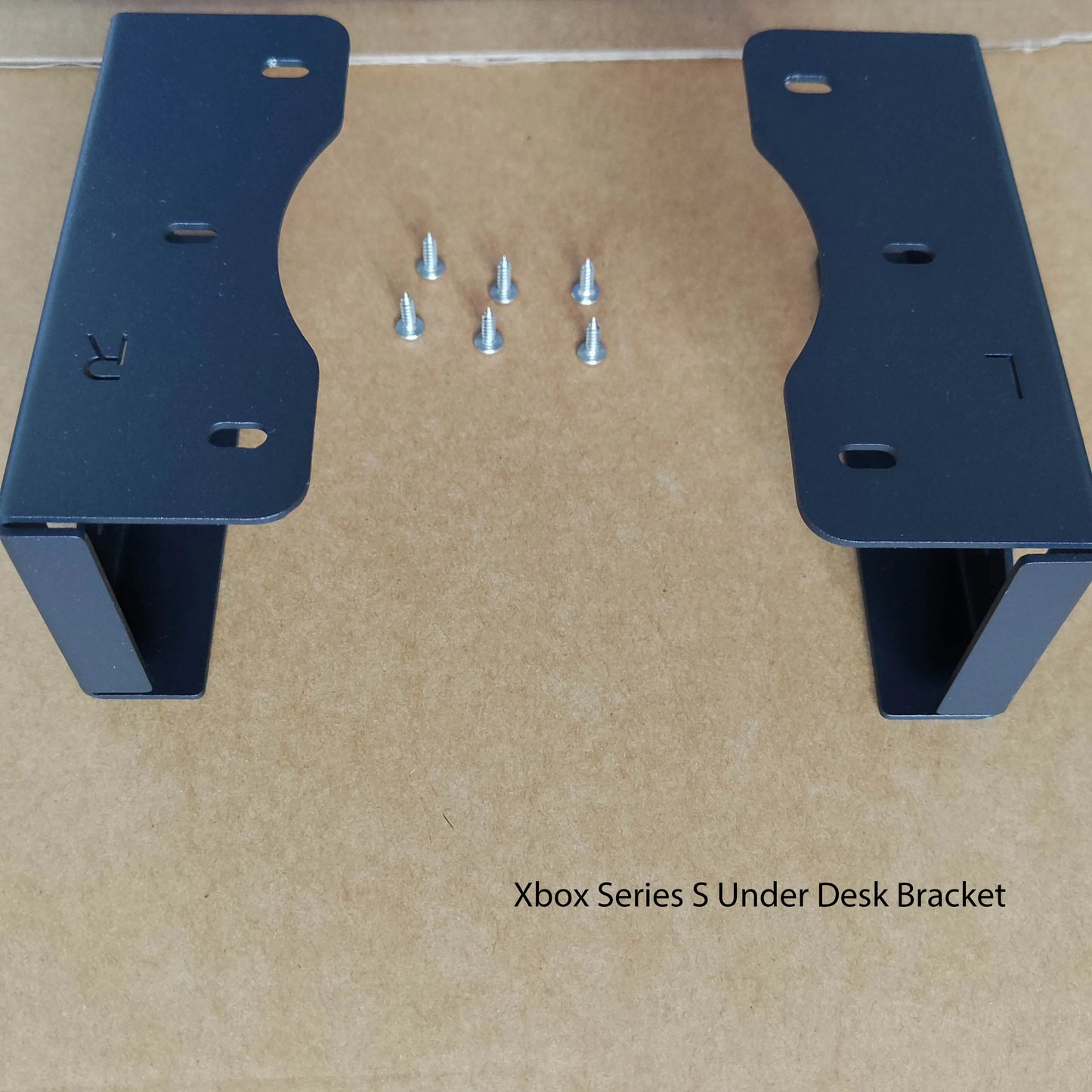 under desk bracket for xbox series x xbox series s with selfdrive screw Wall Bracket with expansion screw under plank