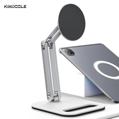 Kimdoole Metal Magnetic Tablet Holder for Table Desk Stand Suport for Ipad Pro Samsung Huawei Apple Tablet Accessories
