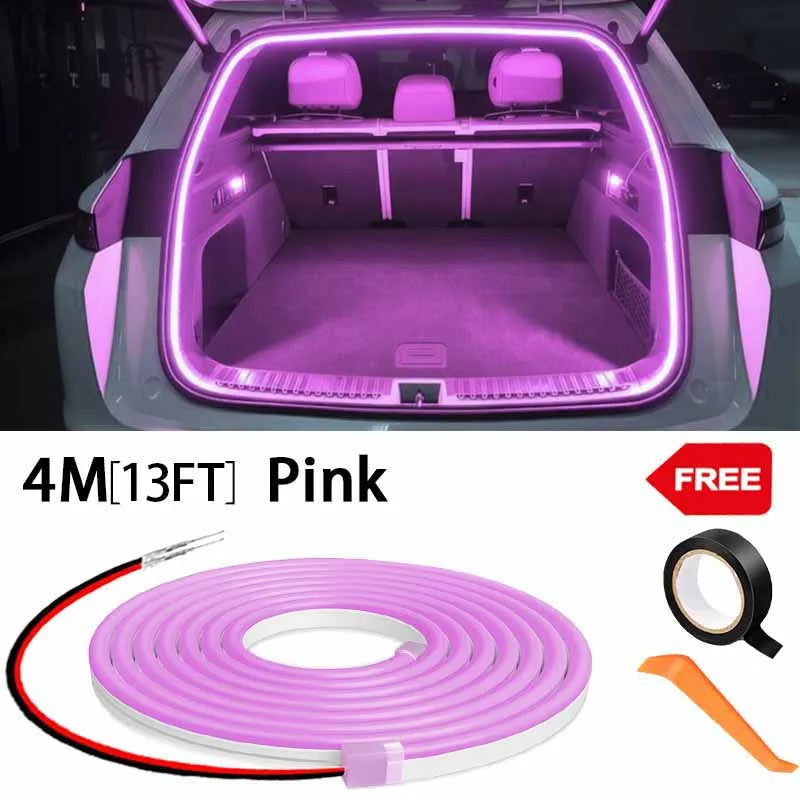 LUMERIS LED Car Trunk & Ambient Light Strip — Auto Sensing