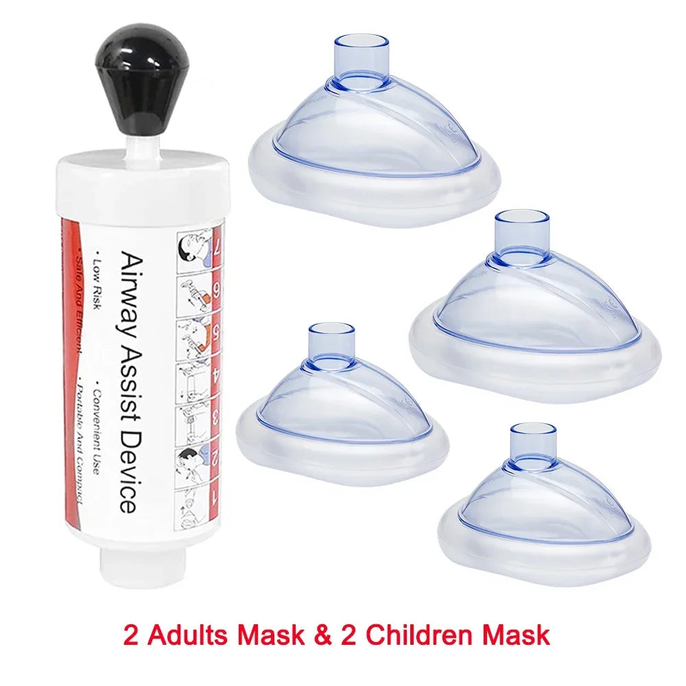 Simple Asphyxia Training Devices Respiratory Rescue Choking Device Anti-Choking Adults Kids Airway Suction Rescue First Aid Kits