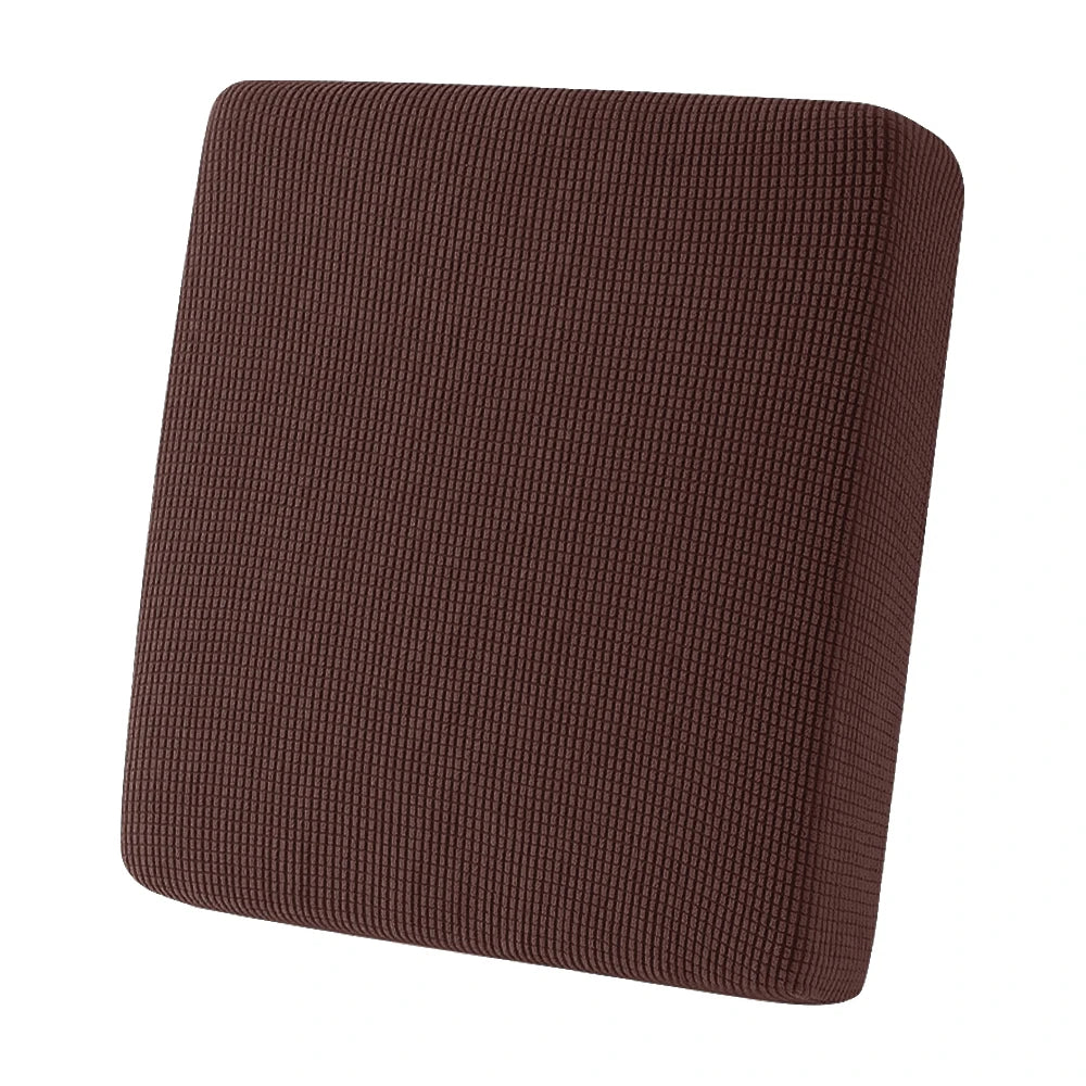 Jacquard Patio Sofa Cushion Cover Universal Outdoor Stretch Sofa Cover Solid Color Cushion Protector Waffle Pattern