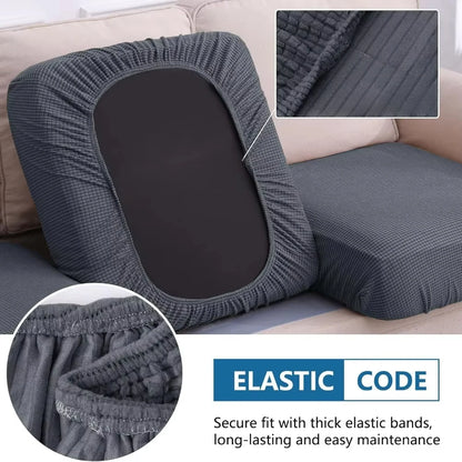 Waterproof Couch Cushion Covers Washable Sofa Cushion Slipcovers Thick Stretch Jacquard Fabric Couch Sofa Covers