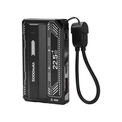 21700 Battery Holder Power Bank Case PD 20W Fast Charging Built-in Cable Detachable Power Bank DIY Battery Case