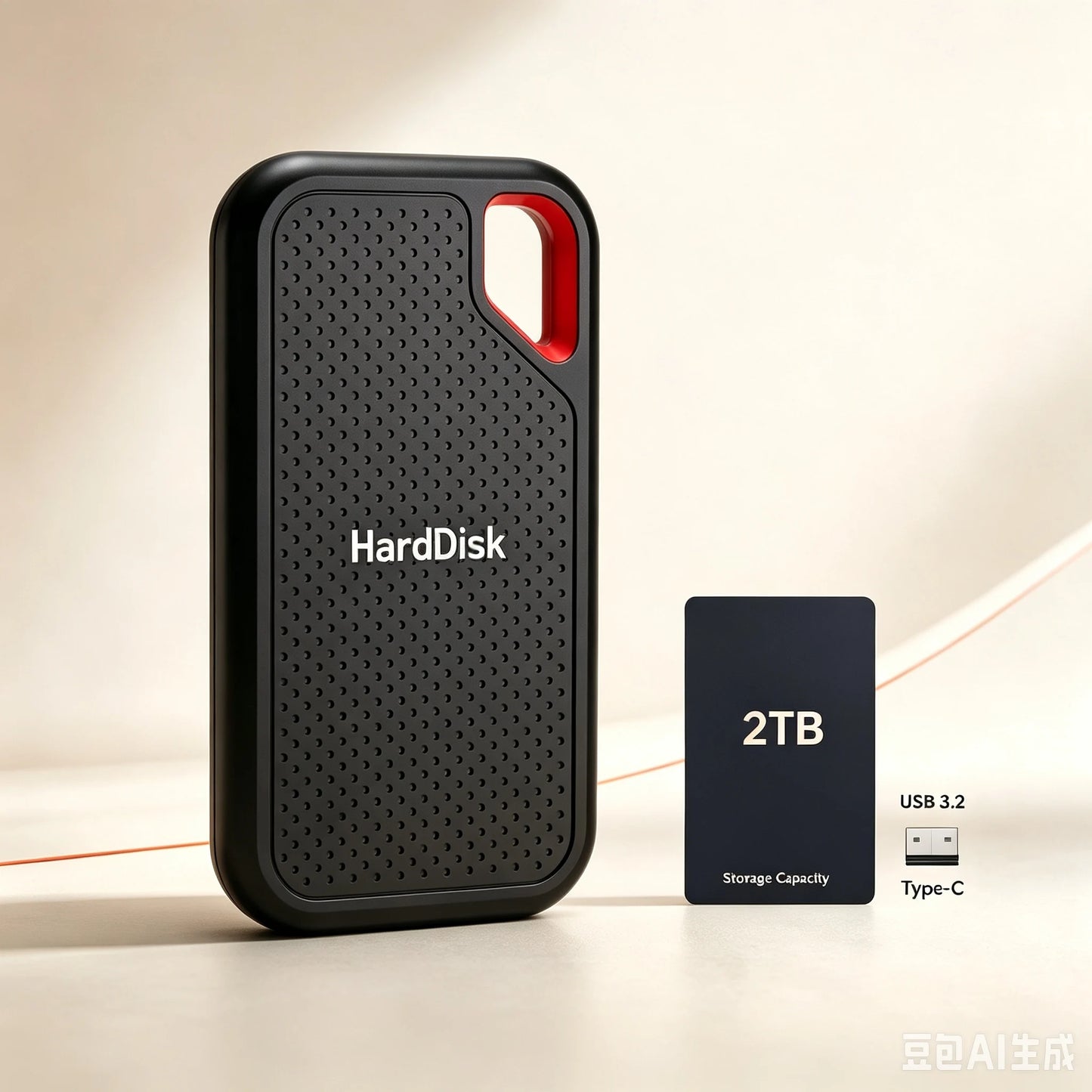 Light Pocket External Hard Drive1TB Hard Disk Storage Device Compatible SSD for MAC PC