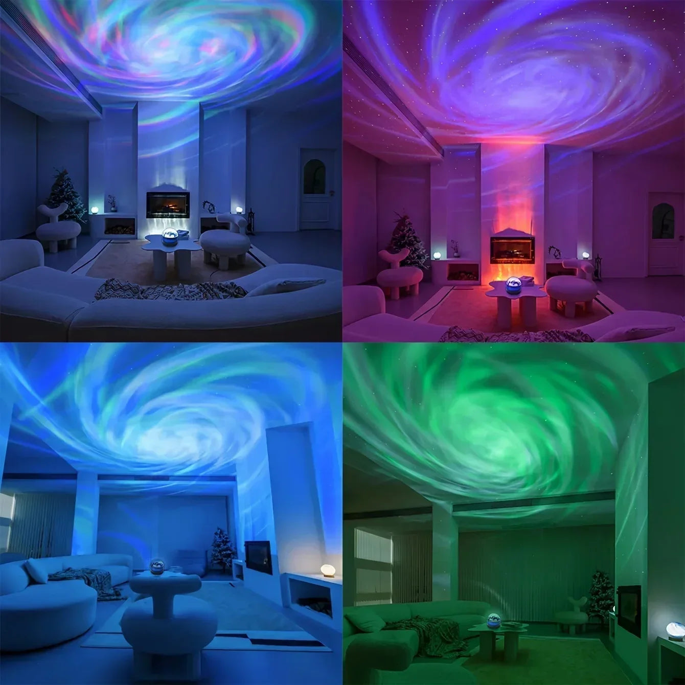 Galaxy Projector RGB Star Projector USB Powered Remote Control Night Light Lamp for Birthday Gifts Holiday Party Room Decoration