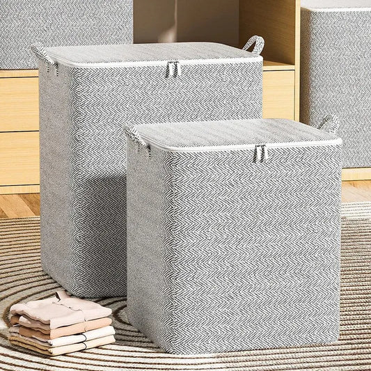 Large Non-Woven Storage Bag – Zipper Wardrobe Organizer