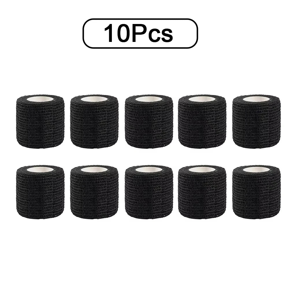 Self-Adhesive Elastic Athletic Wrap Tape – 10 Rolls