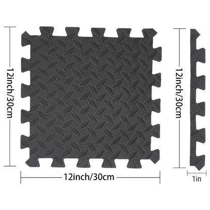 16-Piece Interlocking EVA Foam Floor Mat for Home Gym and Yoga