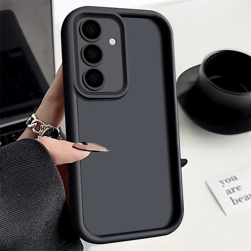 Soft TPU Case For Samsung Galaxy A56 A55 A54 A53 A35 A15 A16 A25 5G S24 S26 S25 Ultra S23 FE Candy Color Silicone Phone Cover