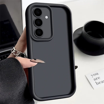 Soft TPU Case For Samsung Galaxy A56 A55 A54 A53 A35 A15 A16 A25 5G S24 S26 S25 Ultra S23 FE Candy Color Silicone Phone Cover