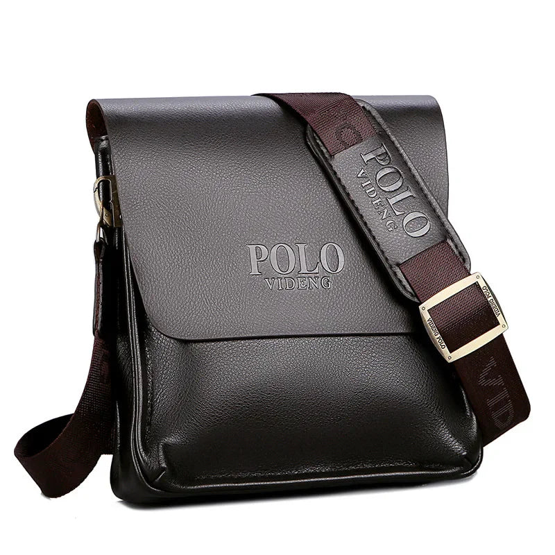 Men's Trendy Inclined Shoulder Bag Leisure Business Single Shoulder Polo Vertical Bag