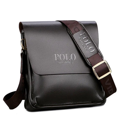 Men's Trendy Inclined Shoulder Bag Leisure Business Single Shoulder Polo Vertical Bag