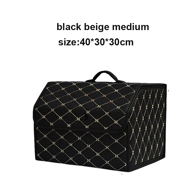 Multipurpose Collapsible Car Trunk Storage Organizer With Lid Portable Car Storage Bag Car Trunk Organizer