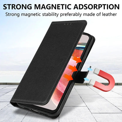 Wallet Card Slot Stand Magnetic Flip Leather Case For Xiaomi 14T 13T Redmi 14C 13C 12C 10C Note 14 Pro+ 14S 13 12 12S 11 10 Pro