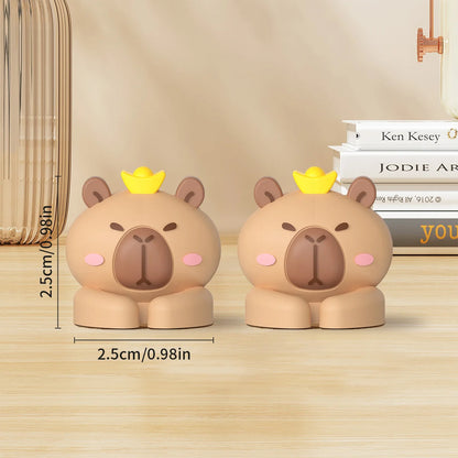 WORTHBUY Cute Desktop Cable Organizer Holder Winder Clips Desk Self-Adhesive Mobile Phone Data Cable Management Wire Cord Holder
