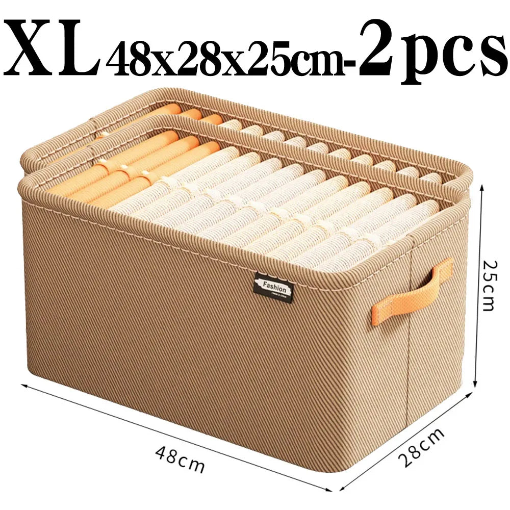 Non-Woven Clothes Storage Organizer – Foldable Wardrobe Drawer Bag