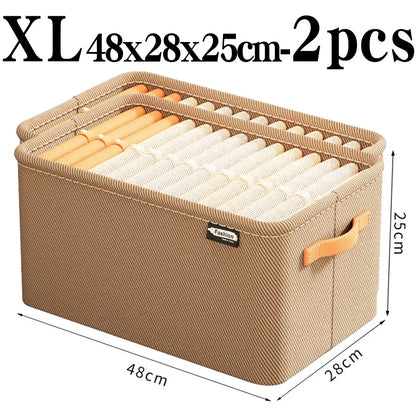 Non-Woven Clothes Storage Organizer – Foldable Wardrobe Drawer Bag