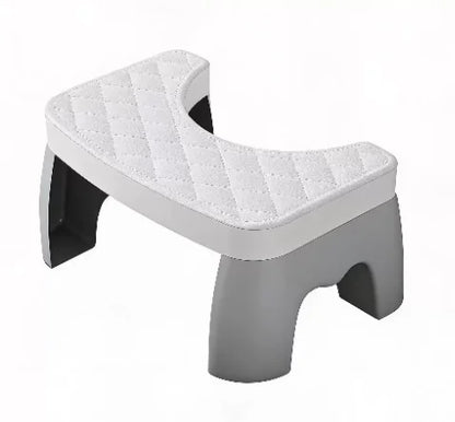 Ergonomic Squat Aid Potty Step Stool Single Waterproof Foot Rest for Toilet Suitable for Pregnant Ladies Children Adults Seniors