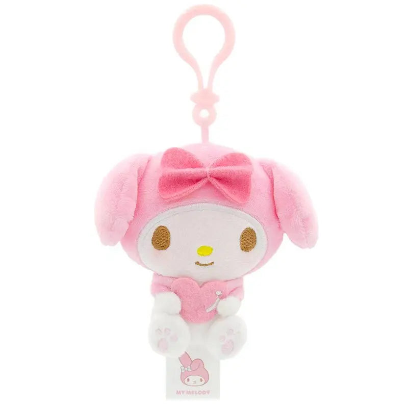 Genuine Sanrio Piano Plush Toy Hello Kitty My Melody Kuromi Cinnamoroll Cartoon Student Backpack Pendant Decoration Girl Gift