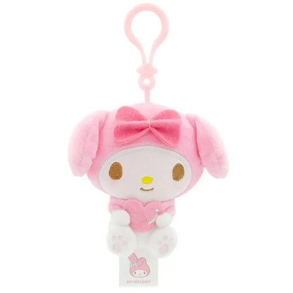 Genuine Sanrio Piano Plush Toy Hello Kitty My Melody Kuromi Cinnamoroll Cartoon Student Backpack Pendant Decoration Girl Gift