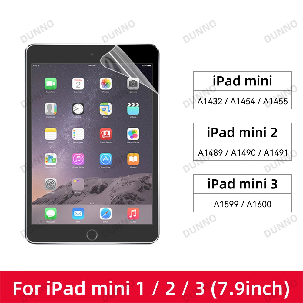 Paper Feel Screen Protector Film Matte PET Painting For iPad 7th 8th 9th 10.2 10th Generation Air 4 5 10.9 Pro 11 Air 3 Pro 10.5