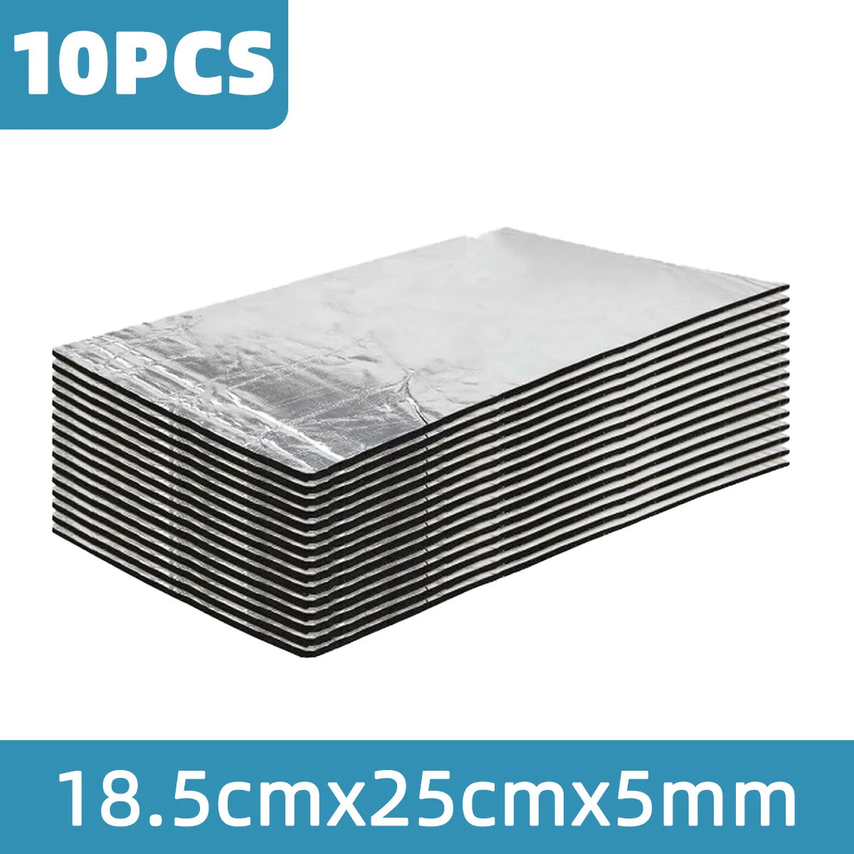 Lanke High Density Foam Soundproofing Pad For Automobiles Aluminum Foil Insulation Double-Layer Waterproof Soundproofing With
