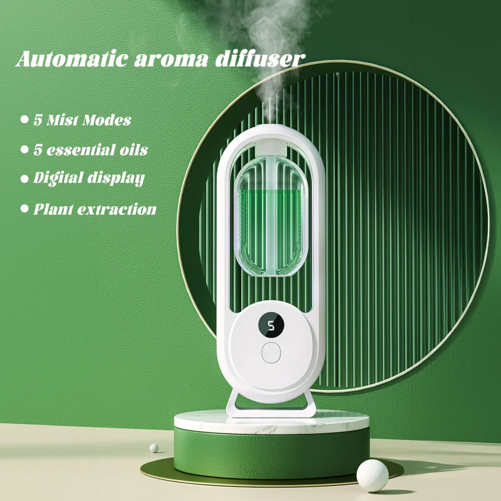 Rechargeable portable aromatherapy diffuser diffuser machine, aromatherapy essential oil, refreshing agent, deodorizer, 5-speed