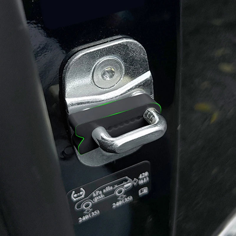 Auto Door Shockproof Cushions, Thickened Shock Absorber Muffler Pads, Noise Reduction Gaskets for Car Door Closing Modification