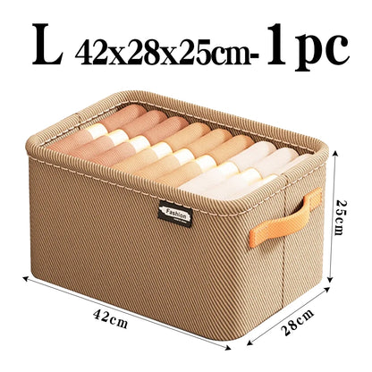 Non-Woven Clothes Storage Organizer – Foldable Wardrobe Drawer Bag