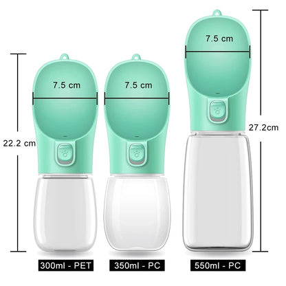 Portable Dog Water Bottle with Leakproof Drinking Bowl