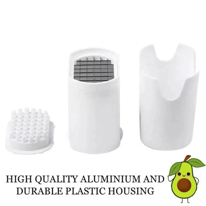 White French Fry Cutter Tool Food and Vegetable Shredder Manual Natural Cutting for Quick Dicing Vegetables and Potatoes Tools