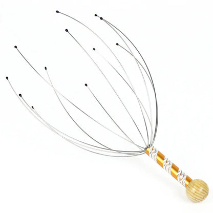 Octopus Scalp Massager – Stainless Steel Head Relaxer