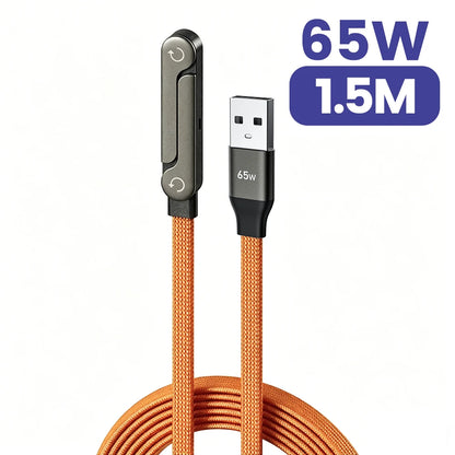 240W 2 in 1 USB C to USB C Fast Charging Foldable Bracket Data Cable Type C Desktop Holder Charging Wire For Iphone17 16 Samsung