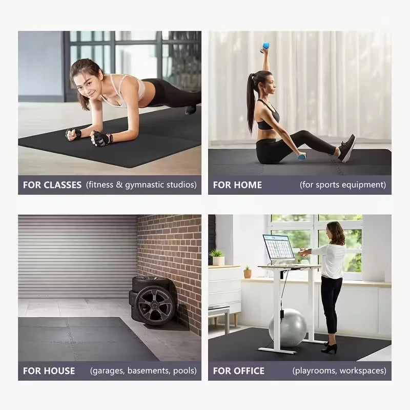16-Piece Interlocking EVA Foam Floor Mat for Home Gym and Yoga