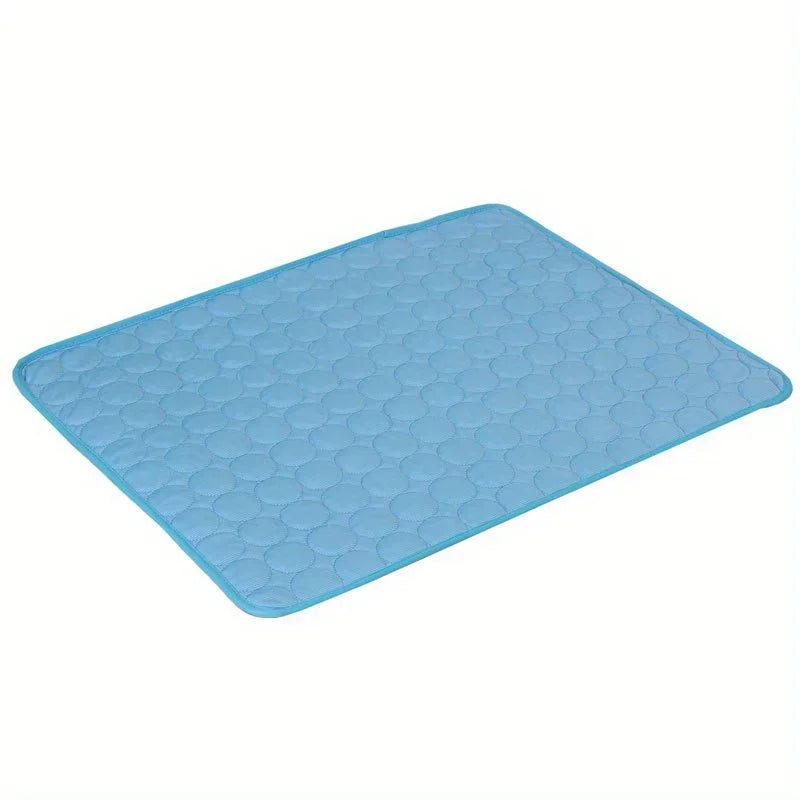 Summer Pet Ice Pad Cool Sleeping Mat Breathable Ice Silk Washable Pet Bed Durable Dog Cat Cushion Pet Supplies for Home Outdoor