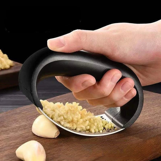 Stainless Steel Manual Garlic Press & Mincer – Kitchen Tool