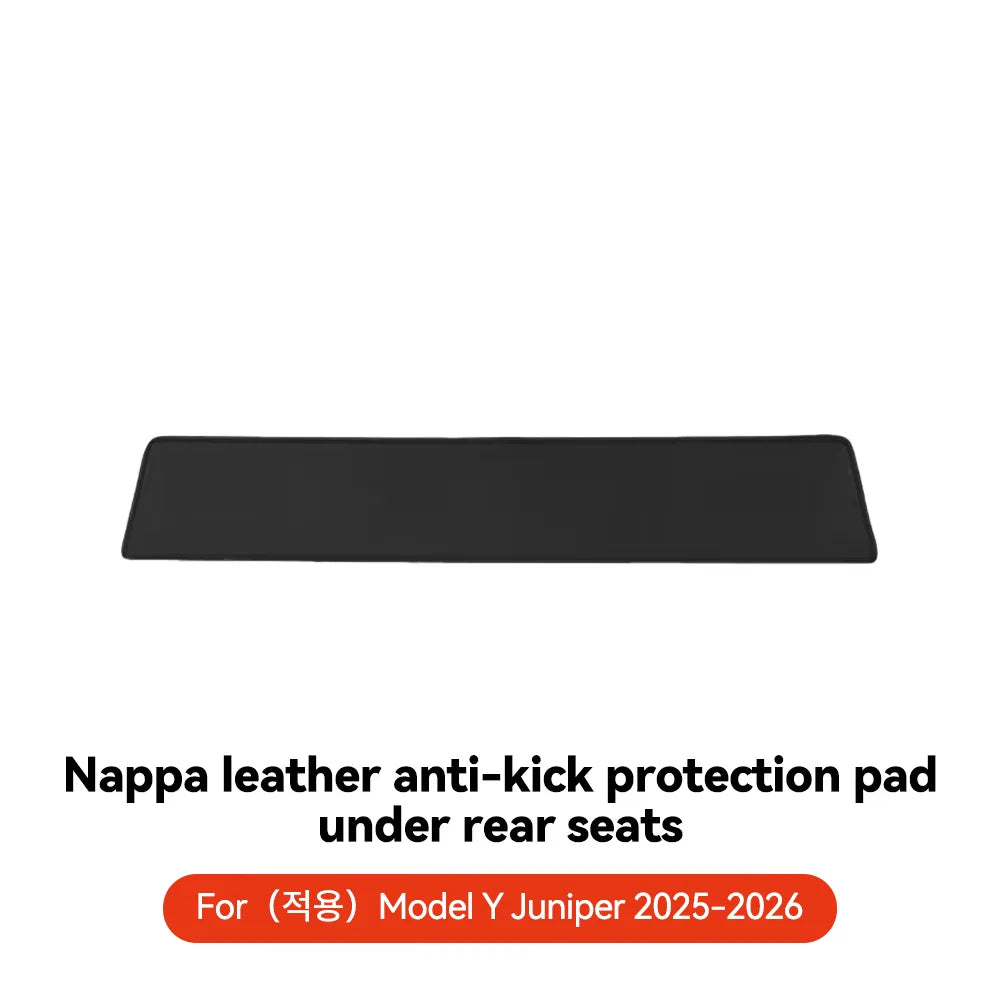 YZ For Tesla Model Y/3 Juniper 2021-2025 Rear Seat Lower Anti-kick Pad Protective Mat Electric Vehicle Protective Accessories